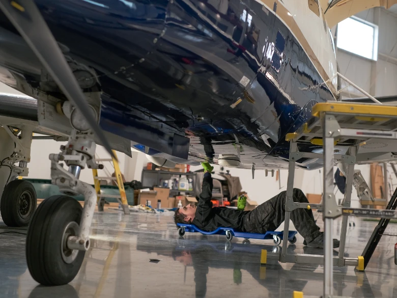 Aircraft Ceramic application by Bonner Mobile Detailing