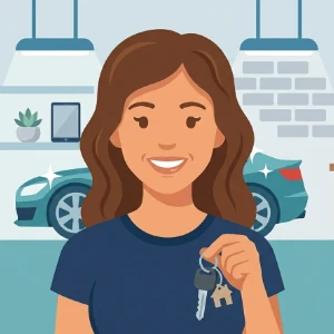 tony quick Happy Female Client