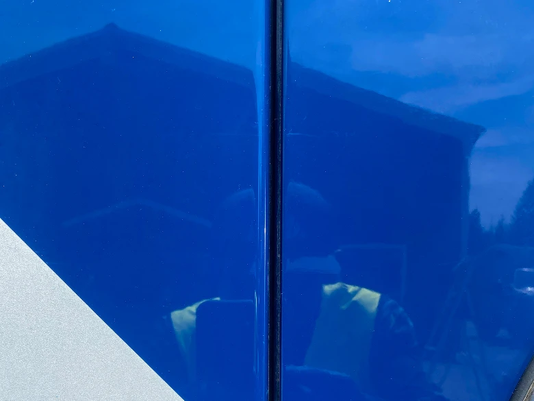 Perfect paint on vehicle after Bonner Mobile Detailing paint correction service