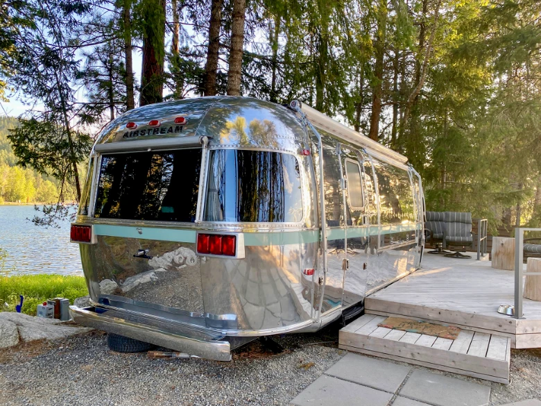 Airstream after polish and detail